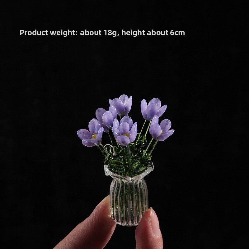 Handmade Glass Simulation Flower Decoration