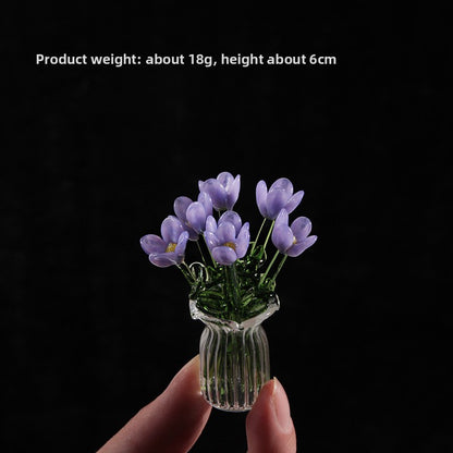 Handmade Glass Simulation Flower Decoration