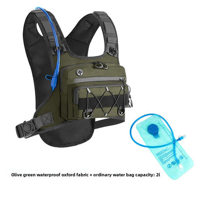 Multi-Functional Tactical Chest Bag with Hydration Pack