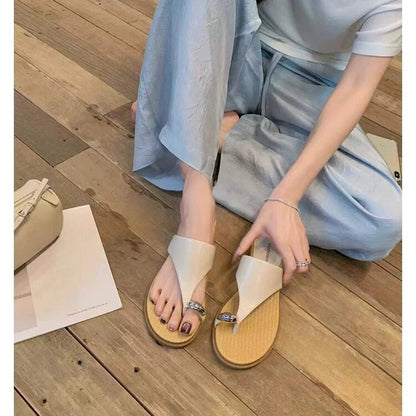 Flip-flops with thick soles