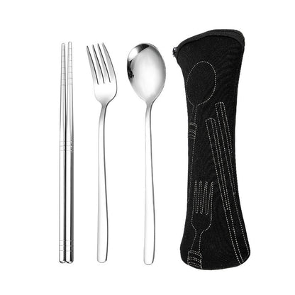Stainless Steel Portable Tableware