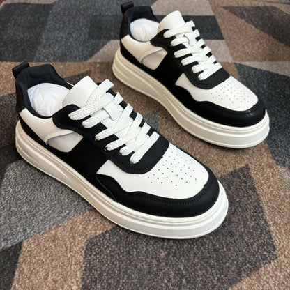 Genuine Leather Casual Sneakers