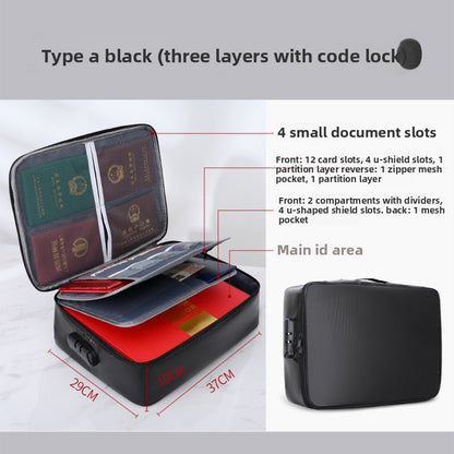 Multi-layer Document Storage Bag
