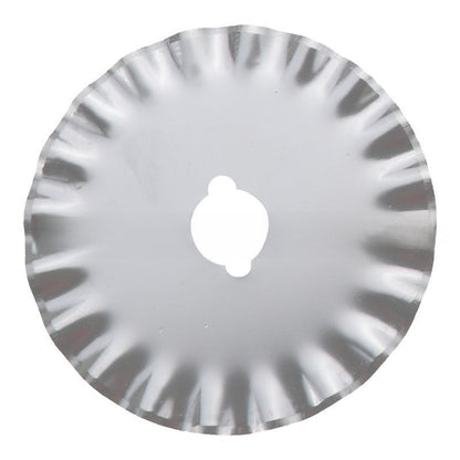 Wavy cutting knife fabric blade