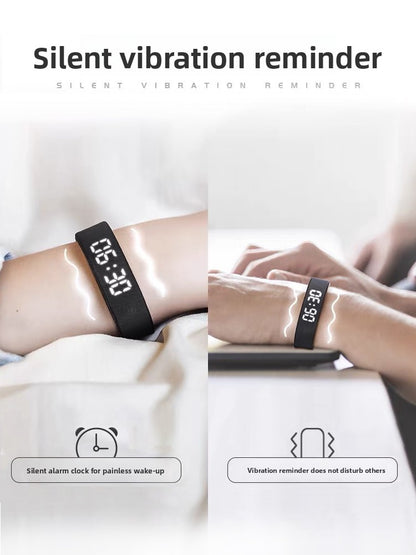 Multifunctional Digital Sports Watch with Silent Alarm