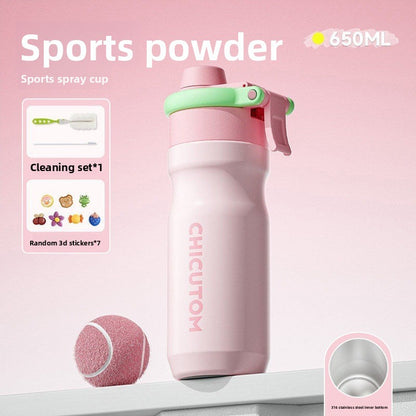 Large Capacity Sports Water Bottle High Temperature Resistant