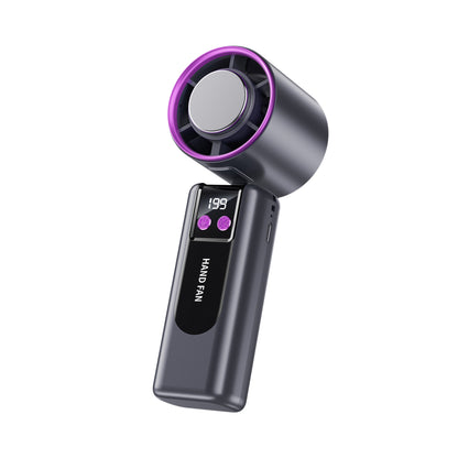 Portable Rechargeable Handheld Fan with Digital Display