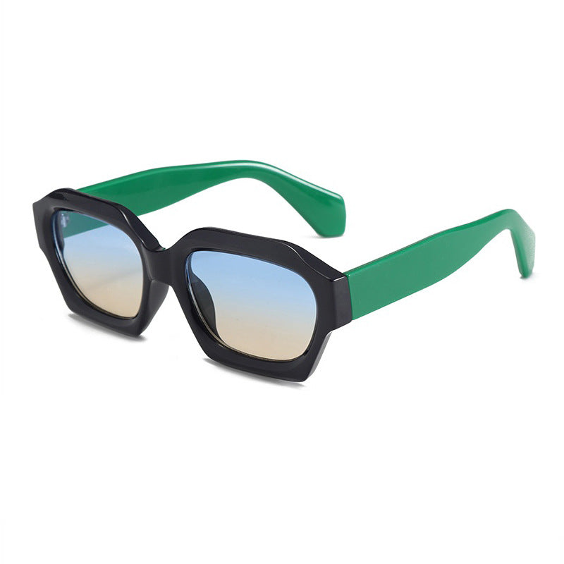 Polygonal Irregular Sunglasses UV400 Protection
