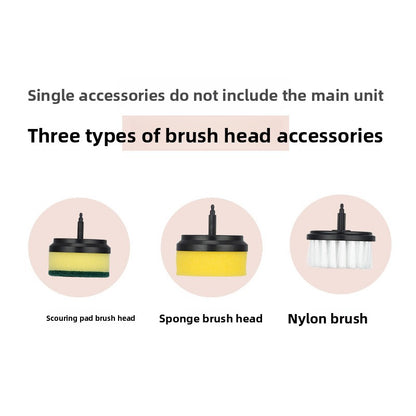 Multifunctional Electric Cleaning Brush with Interchangeable Heads