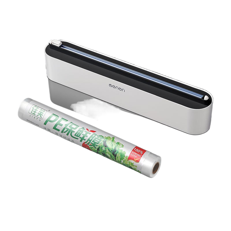 Magnetic cling film cutter box