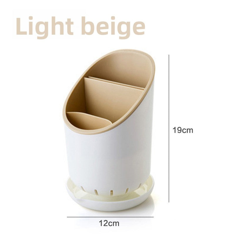 Kitchen Utensil Storage Box with Drainage