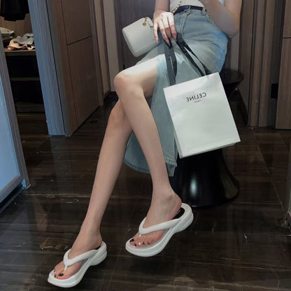 High Heel Flip Flops Thong Sandals