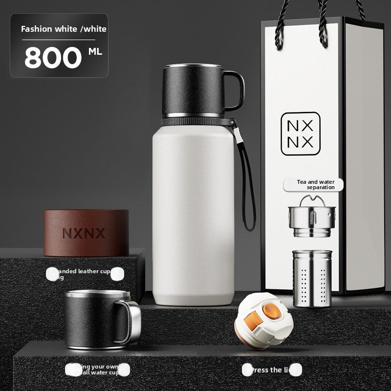 Stainless Steel Thermos Cup with Handle