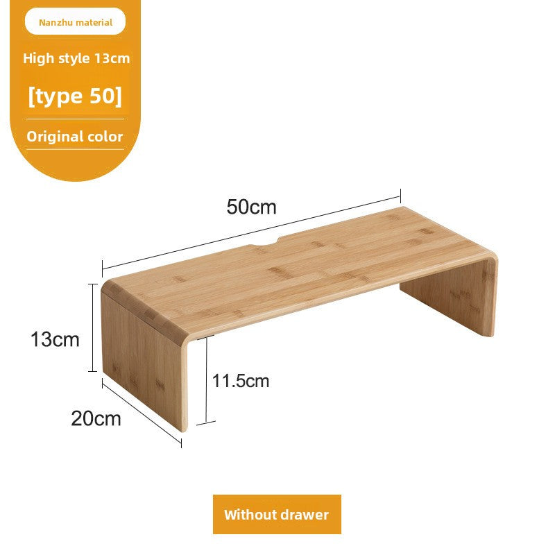 Bamboo Computer Monitor Riser
