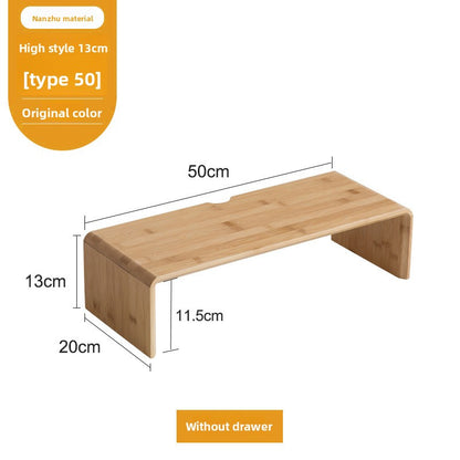Bamboo Computer Monitor Riser