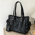 Stylish Large-Capacity Tote Bag with Adjustable Strap