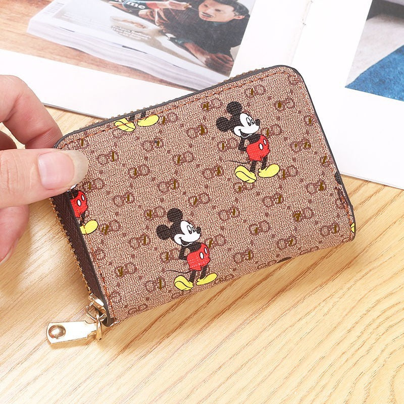 Lychee Pattern Accordion Card Holder