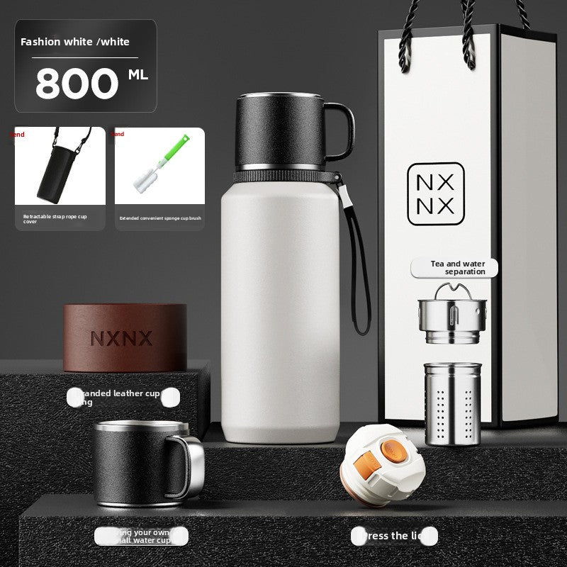 Stainless Steel Thermos Cup with Handle