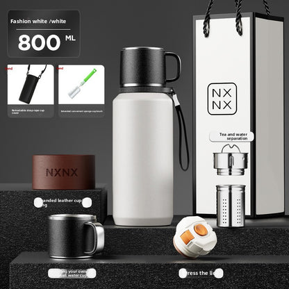 Stainless Steel Thermos Cup with Handle