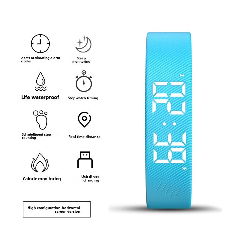 Multifunctional Digital Sports Watch with Silent Alarm