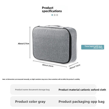 Multi-layer Document Storage Bag