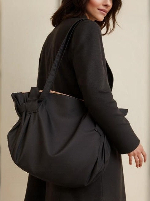 Washed Tote Bag for Women Large Capacity Casual Shoulder Bag