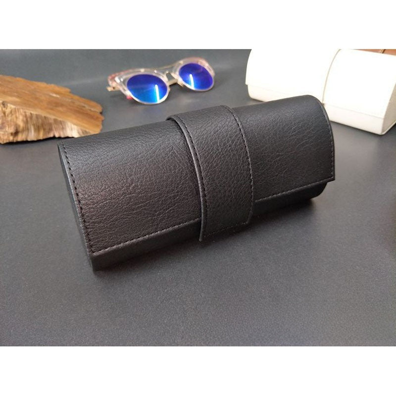 Large Vintage Leather Handmade Glasses Box