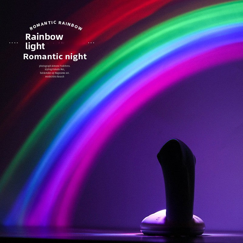 Rainbow LED Projection Night Light