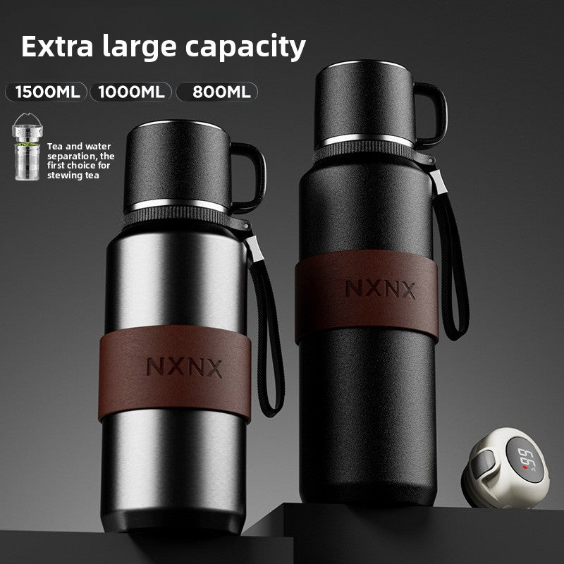 Stainless Steel Thermos Cup with Handle