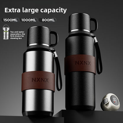 Stainless Steel Thermos Cup with Handle