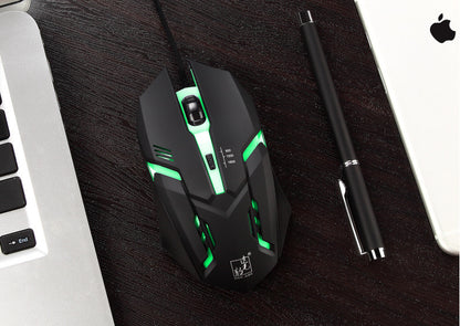 Wired USB Optical Gaming Mouse with Luminous Effects