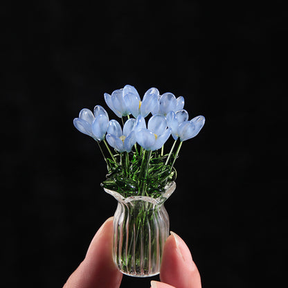 Handmade Glass Simulation Flower Decoration