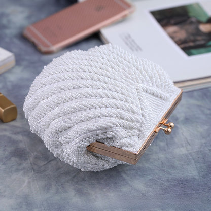Handmade Beaded Shell Evening Bag