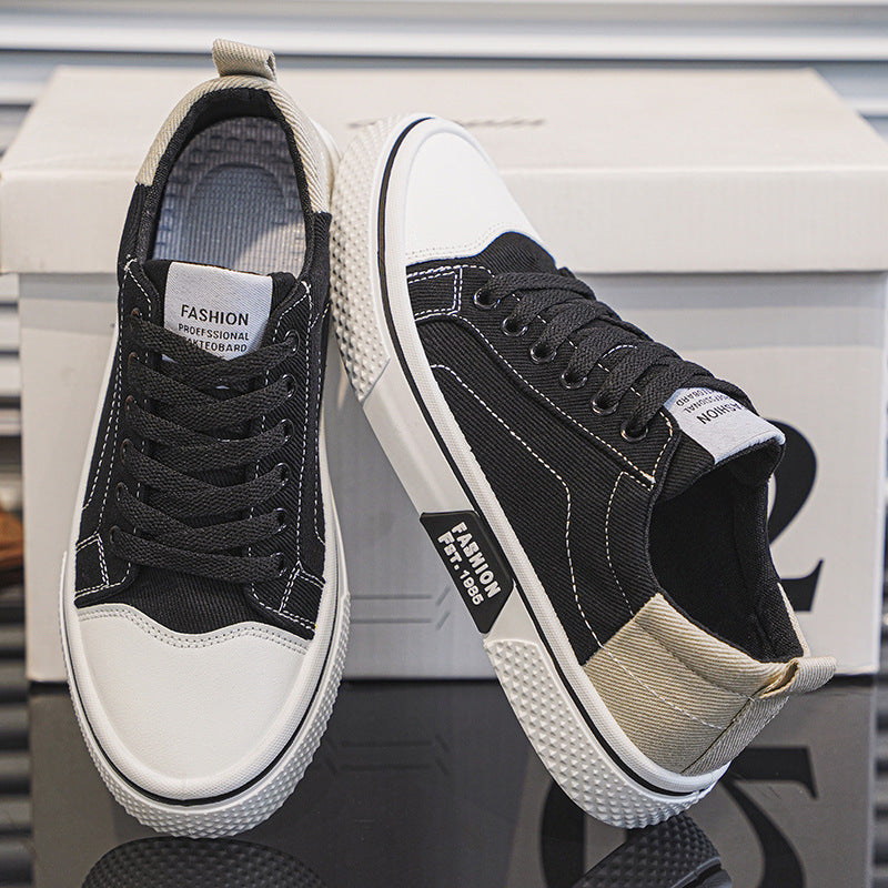 Men's Breathable Canvas Skate Shoes