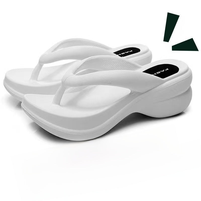High Heel Flip Flops Thong Sandals