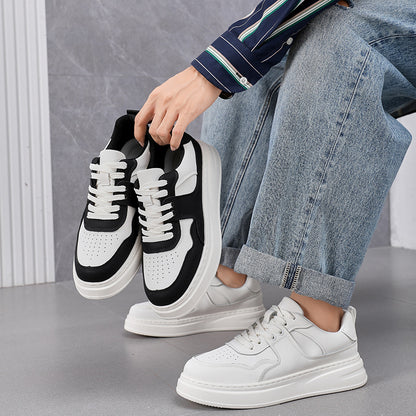 Genuine Leather Casual Sneakers
