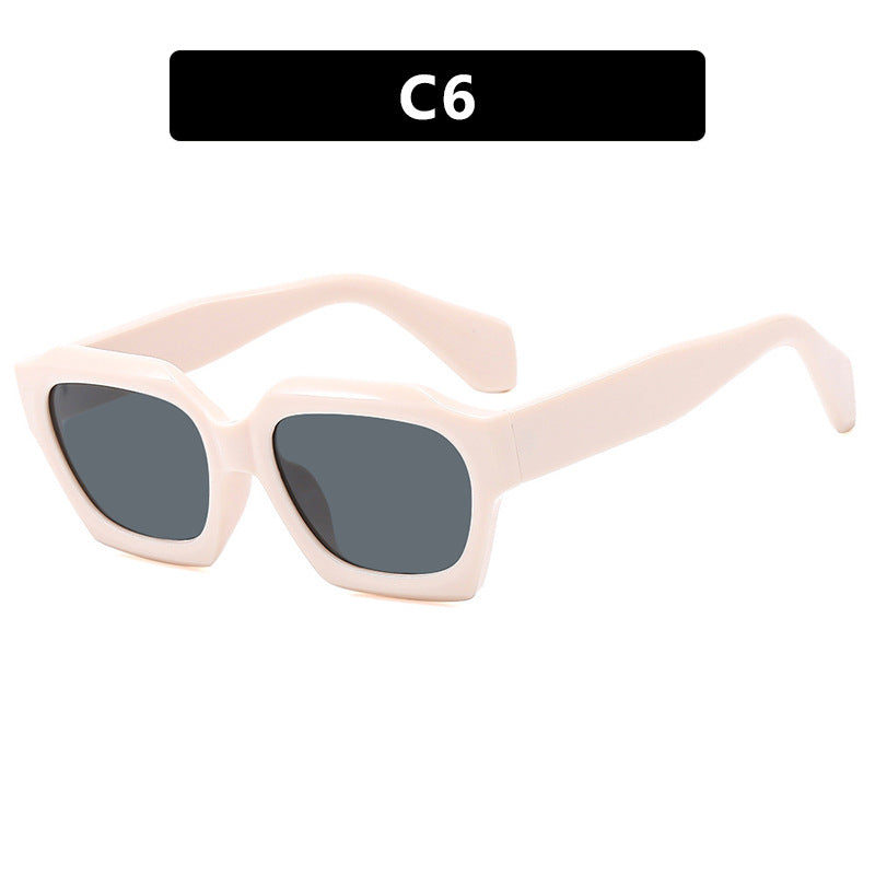 Polygonal Irregular Sunglasses Modern Street Fashion