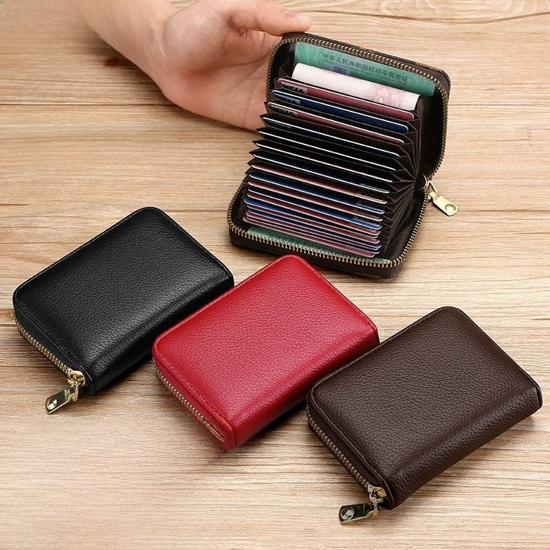 Lychee Pattern Accordion Card Holder