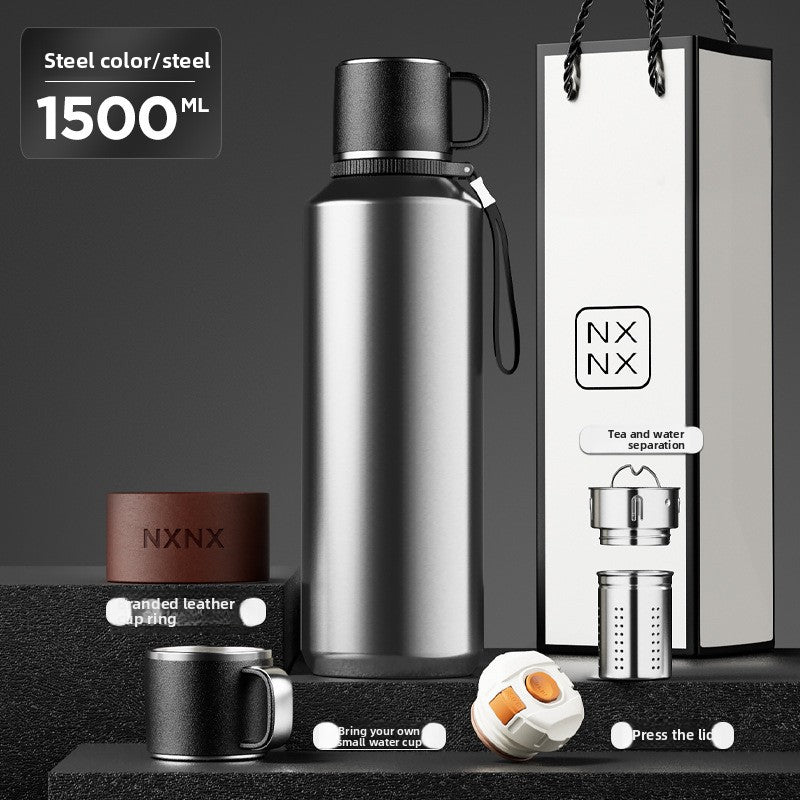 Stainless Steel Thermos Cup with Handle