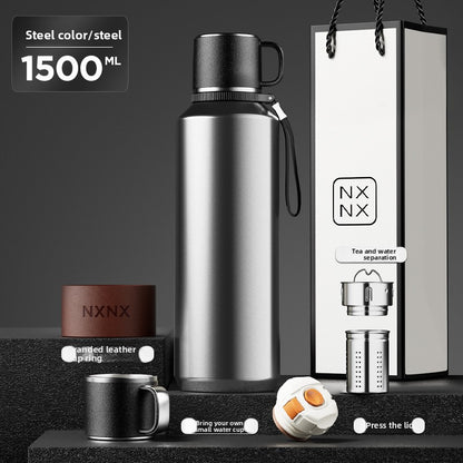 Stainless Steel Thermos Cup with Handle