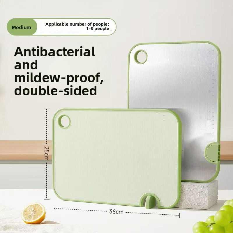 Antibacterial Kitchen Cutting Board with Stainless Steel