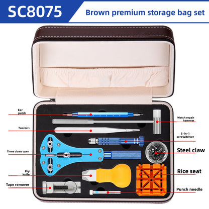 Professional Watch Repair Tool Set with Waterproof Paste