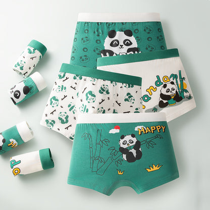 Boys Cotton Boxer Shorts Seamless Underwear