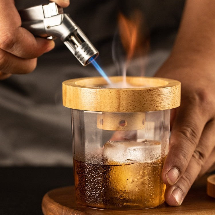 Wood Cocktail Smoker Whiskey Infusion Tool