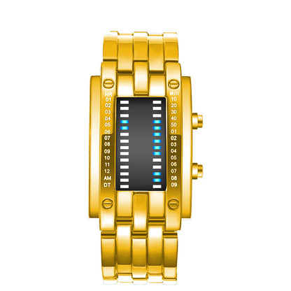 Digital Dual-Line Wrist Watch