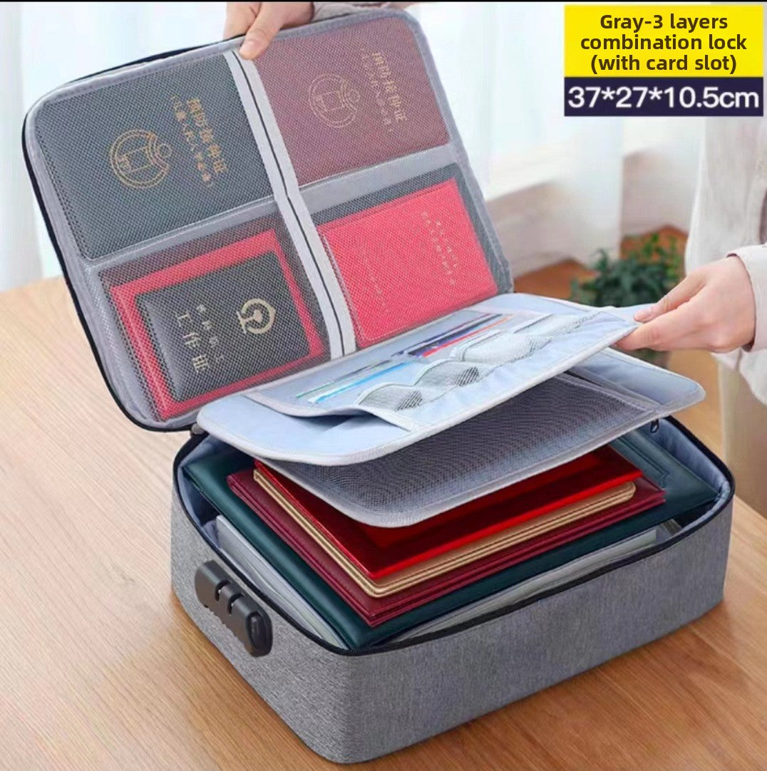 Multi-layer Document Storage Bag