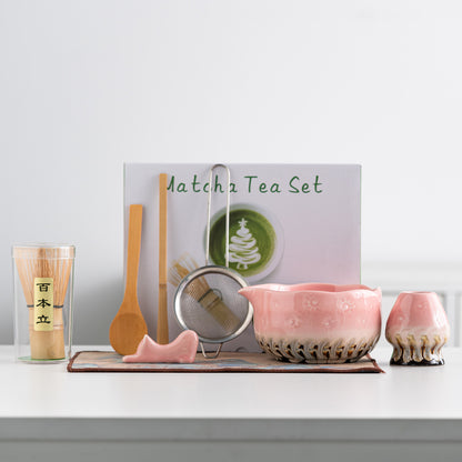Sun and Wheat Ear Matcha Bowl