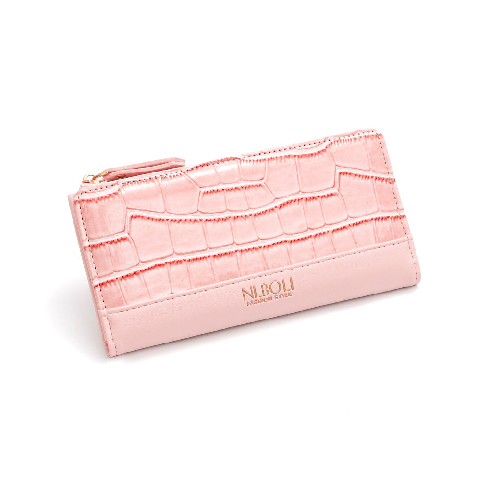 Light-luxury stone-textured coin purse