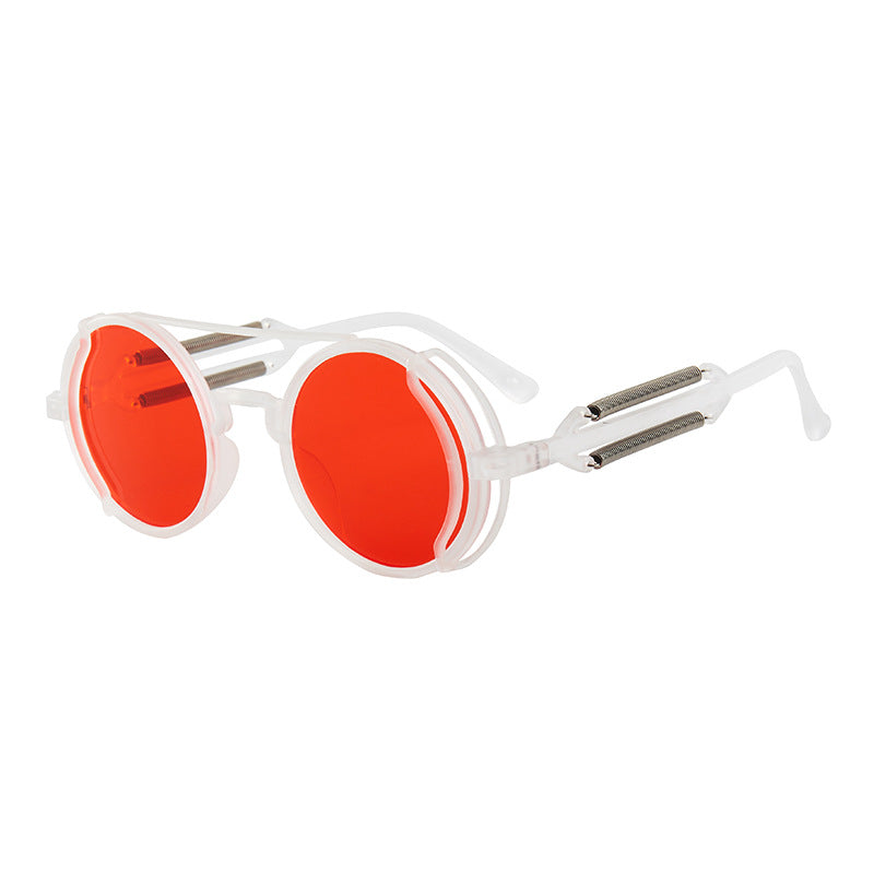 Double-spring-leg glasses