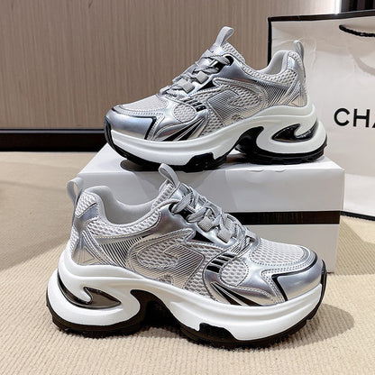 Thick-Soled Breathable Casual Sneakers for Women